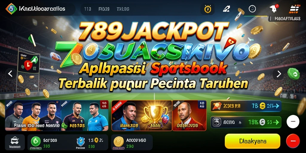 Tampilan utama 789JACKPOT dengan fitur taruhan olahraga.