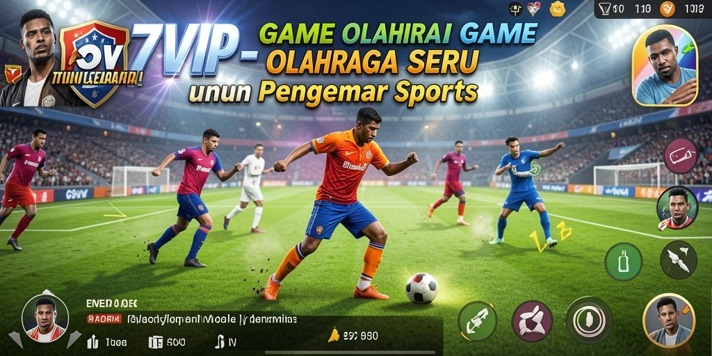 Tampilan gameplay seru dari 7SVIP yang menampilkan pertandingan olahraga.
