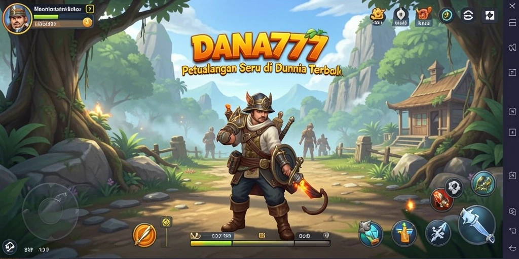 Tampilan gameplay seru DANA777 di dunia terbuka.