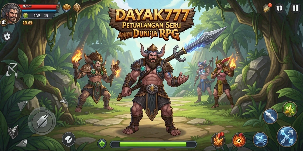 Tampilan gameplay RPG yang menegangkan dan menarik di DAYAK777.