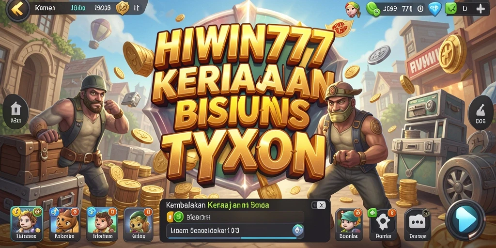 Gameplay HIWIN777 menampilkan pengelolaan bisnis yang menarik.
