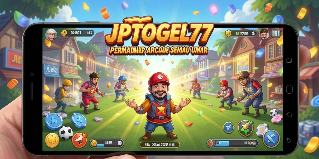 Screenshot gameplay JPTOGEL77 yang menunjukkan aksi seru dan grafis warna-warni.