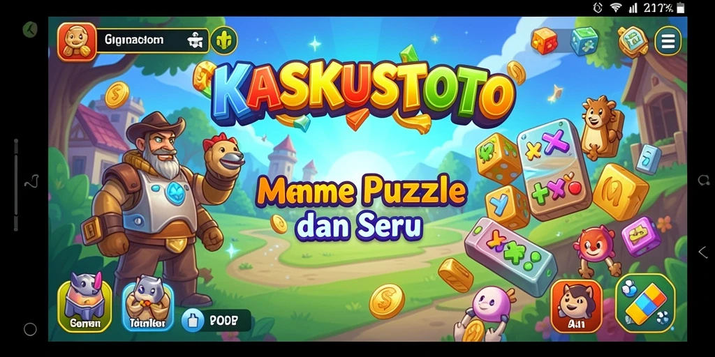 Gameplay seru dengan berbagai teka-teki menantang di KASKUSTOTO.