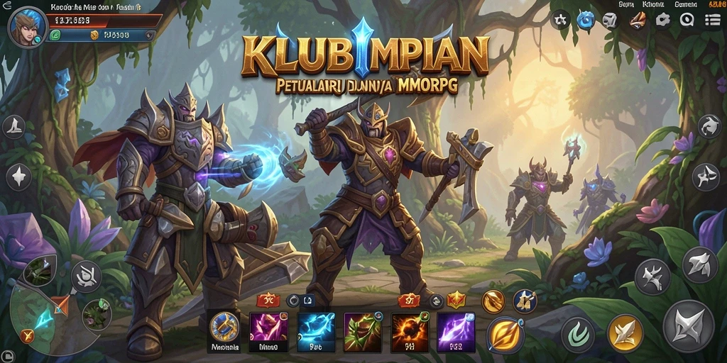 Screenshot dari gameplay seru KLUBIMPIAN dalam dunia MMORPG.
