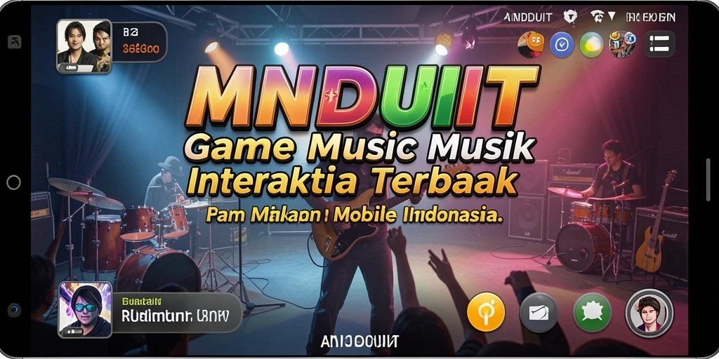 Gameplay MNDUIT menampilkan interaksi menyenangkan dengan musik yang variatif.