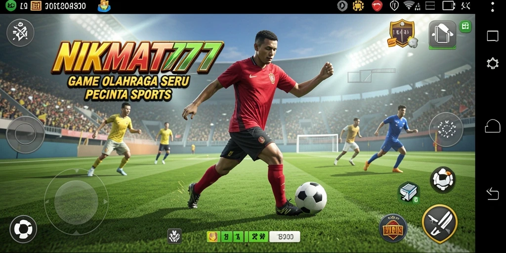 Tampilan utama gameplay NIKMAT777 dengan aksi seru dari berbagai olahraga.