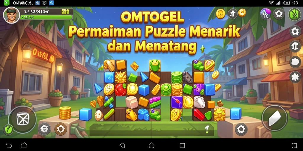 Screenshot gameplay OMTOGEL yang penuh warna dan menarik.