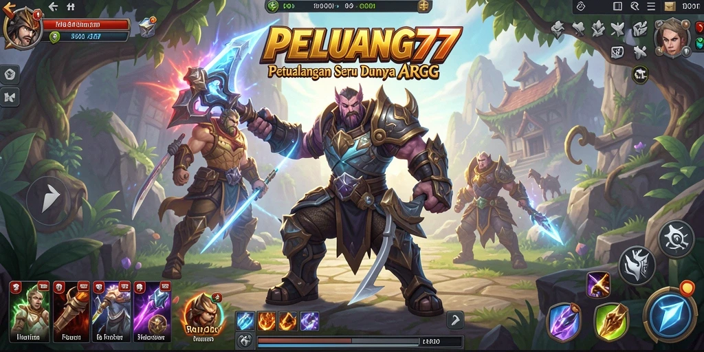 Tangkapan layar PELUANG77 menampilkan aksi petualangan ARPG yang mendebarkan.