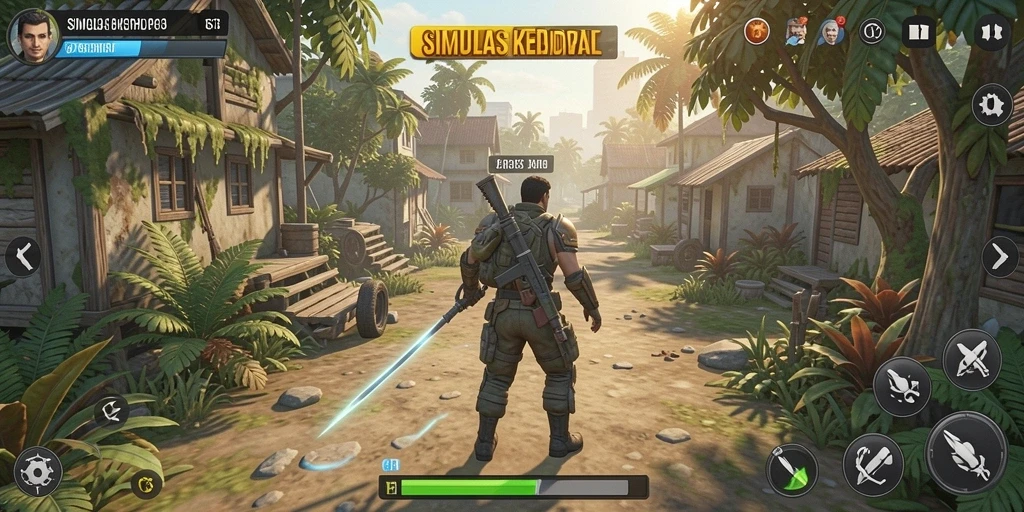 Tampilan gameplay S13 yang menakjubkan dengan elemen simulasi yang menarik.