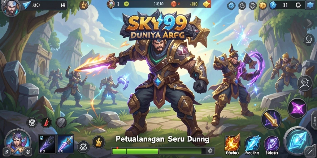 Tangkapan layar gameplay menampilkan aksi seru dan grafis menawan dari SKY99.