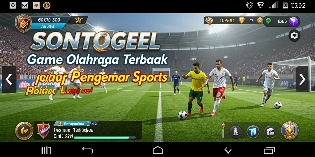 Tampilan permainan <strong>SONTOGEL</strong> saat bermain olahraga yang seru dan interaktif.